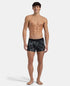 Jockey Cotton Elastane Stretch Printed Trunk | Black