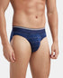 Jockey Cotton Comfort Striped Brief | Navy