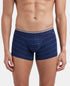 Jockey Cotton Elastane Stretch Stripe Trunk | Navy