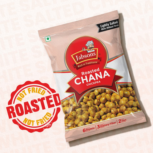 Jabsons Foods White Salted Roasted Chana