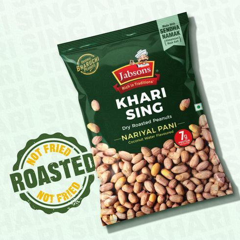 Jabsons Foods Coconut Water Khari Sing Roasted Peanuts