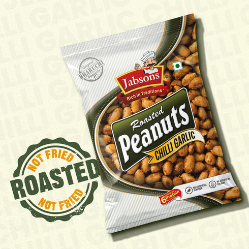 Jabsons Foods Chilli Garlic Roasted Peanut