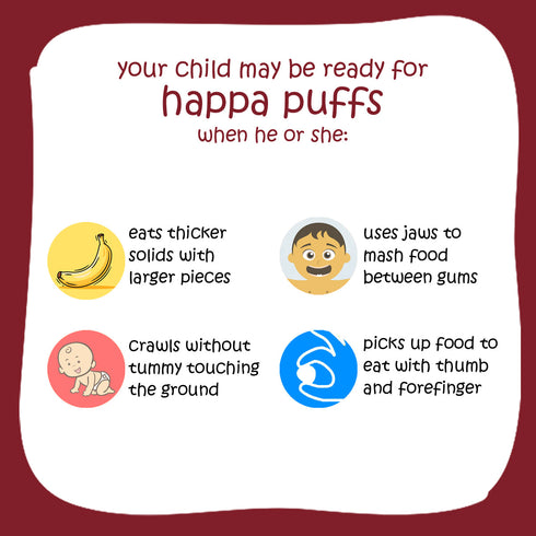 Happa Baby Puffs | Strawberry Banana Flavour