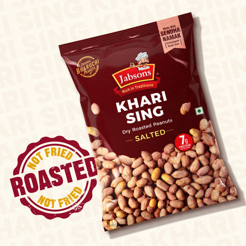 Jabsons Foods Khari Sing (With Skin) Roasted Peanuts