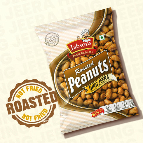 Jabsons Foods Hing Jeera Roasted Peanuts