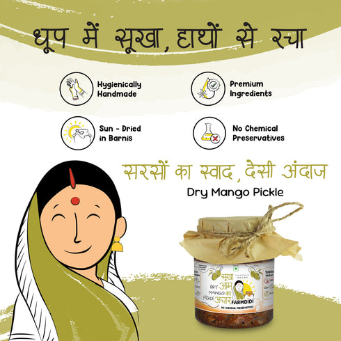 FARMDIDI Dry Mango Pickle
