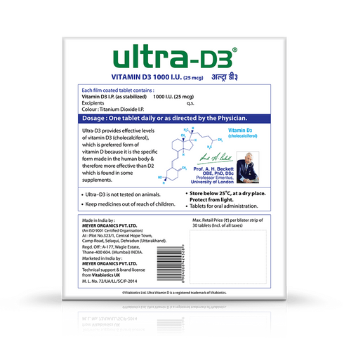 Vitabiotics Ultra D3 Tablets