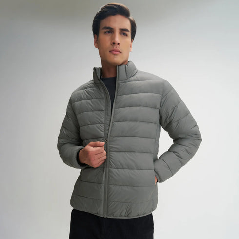 XYXX Ultra-Light Puffer Jacket - Ash Grey