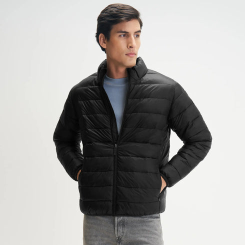 XYXX Ultra-Light Puffer Jacket - Charcoal Black
