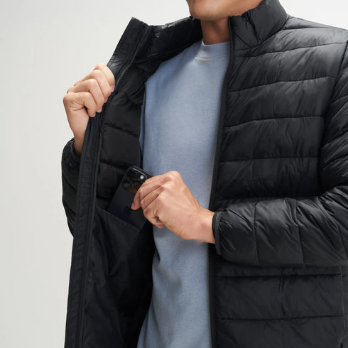XYXX Ultra-Light Puffer Jacket - Charcoal Black