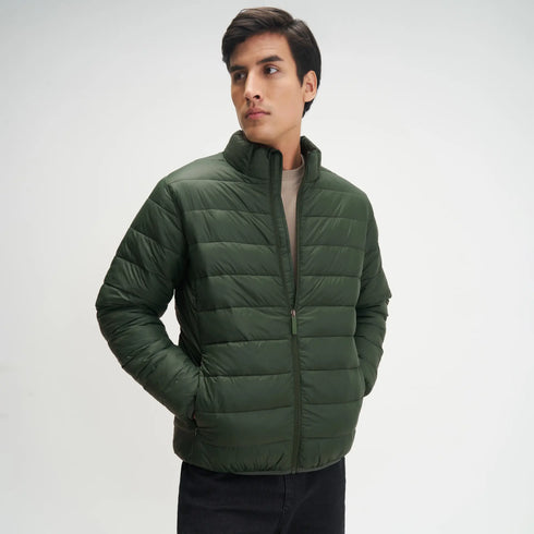 XYXX Ultra-Light Puffer Jacket - Olive Green