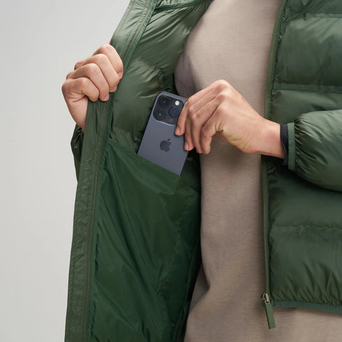 XYXX Ultra-Warm Puffer Jacket- Army Green