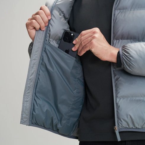XYXX Ultra-Warm Puffer Jacket - Ash Grey