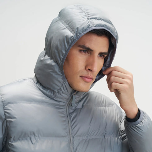 XYXX Ultra-Warm Puffer Jacket - Ash Grey