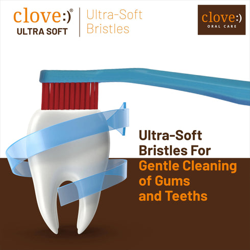 Clove Oral Care Ultra Soft Toothbrush