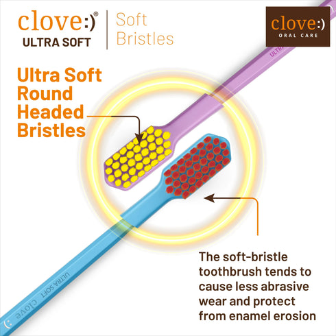 Clove Oral Care Ultra Soft Toothbrush