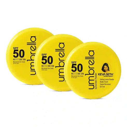 Keya Seth Aromatherapy Umbrella Sunscreen Powder SPF 50 with PA+++ UV Protection