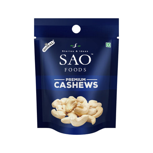 SAO Foods Unsalted Roasted Cashews