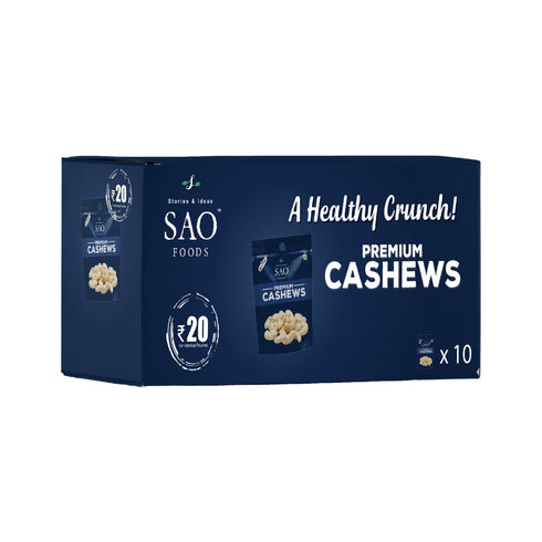 SAO Foods Unsalted Roasted Cashews