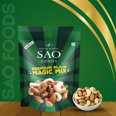 SAO Foods Unsalted Roasted Premium Magic Mix