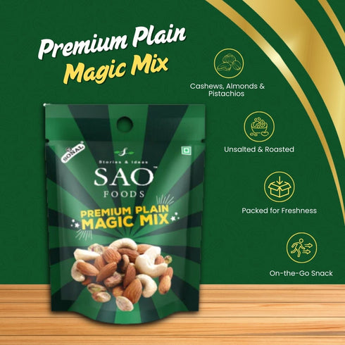 SAO Foods Unsalted Roasted Premium Magic Mix