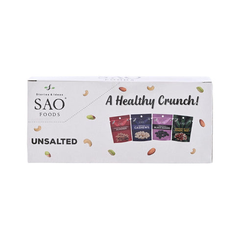 SAO Foods Unsalted Roasted Assorted Dry Fruits