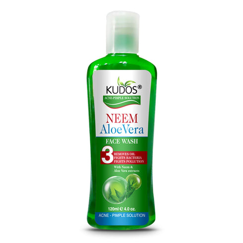 Kudos Ayurveda Neem Aloe Vera Facewash