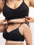 UNDERNEAT All Day Push Up Bra - Lightly Padded Full Coverage Wireless Bra with Adjustable Straps - Beige