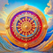 Back Drop India Divya Dharma Chakra