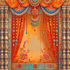 Back Drop India Festive Mandir Décor