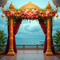 Back Drop India Regal Mandap by the Sea