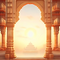 Back Drop India Divya Prabhat Darshan