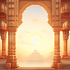 Back Drop India Divya Prabhat Darshan