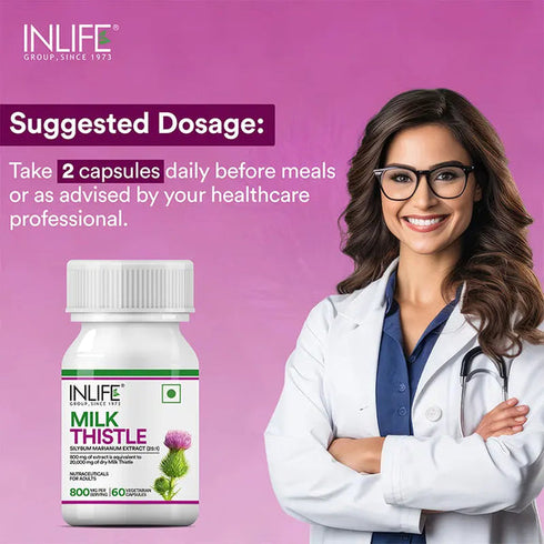 Inlife Milk Thistle Capsules