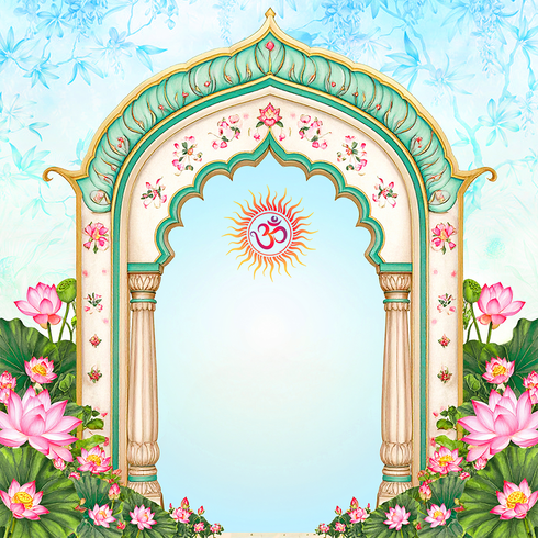 Back Drop India Divya Kamal Dwaar