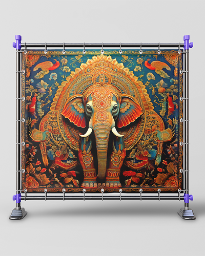 Back Drop India Elephant of Grandeur