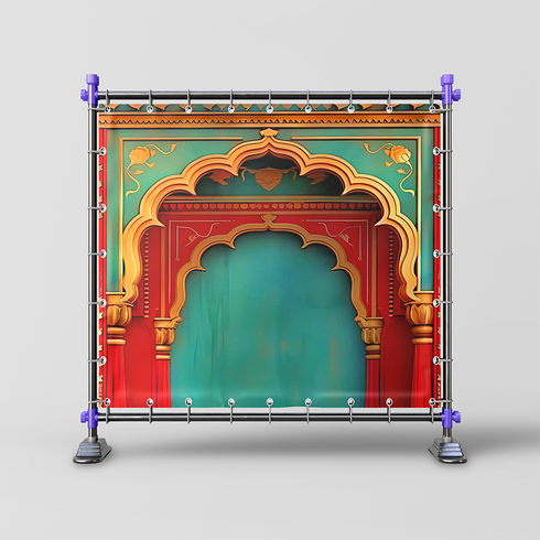 Back Drop India Regal Indian Archway