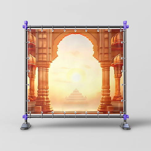 Back Drop India Divya Prabhat Darshan