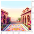 Back Drop India Elegant Courtyard of a Royal Haveli