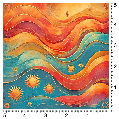 Back Drop India Rhythms of Sun and Waves