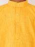 Ramraj Cotton Boys Fantastic Kurta & White Dhoti Set Yellow FS1
