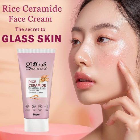 globus naturals Rice Ceramide Revival Face Cream