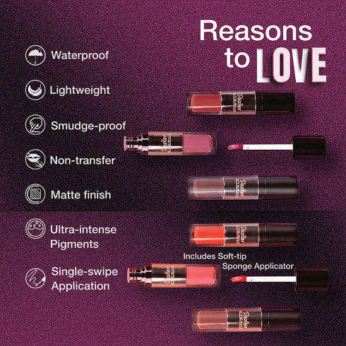 Dazller Cosmetics Eterna Combo Pack: Long Stay Lip Colour + All Clear Makeup Remover