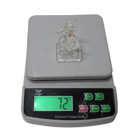 Decorative Glass Ganesh Murti for Gift & Puja