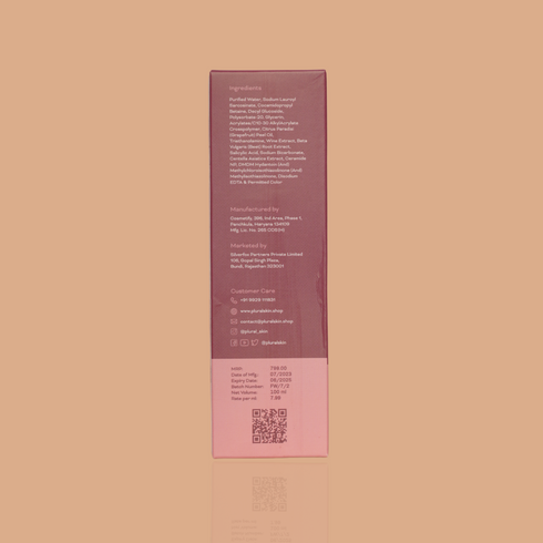 Pluralskin Best Miracle Wash Red Wine Face Wash Plural Skin