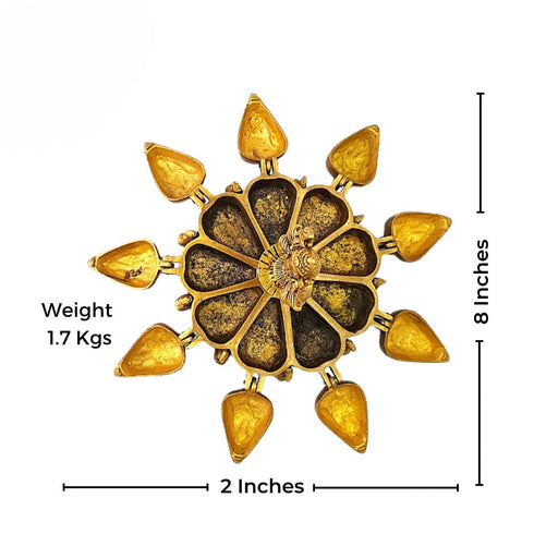 Tamas Handcrafted Brass Kumkum Box - A Beautiful and Traditional Accessory