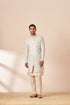 Manyavar Ice Blue Achkan Indo Western