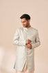 Manyavar Ice Blue Achkan Indo Western
