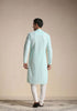 Manyavar Mint Green Chikankari Embroidered Kurta Set