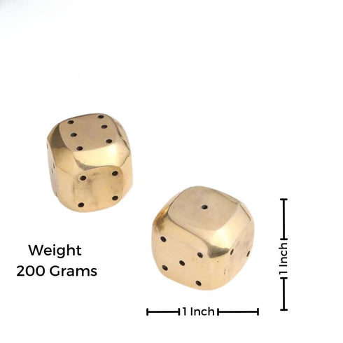 Tamas Enchanting Brass Dice Pair